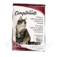 Compliments Dry Cat Food 3 Flavour Dinner 8KG