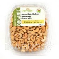 Organically Yours Cashews Roasted & Salted Gluten Free 200G