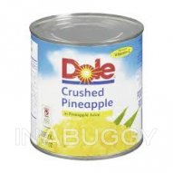 Dole Pineapple Crushed In Juice 398ML