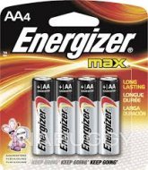 Energizer Max Battery AA4 4EA