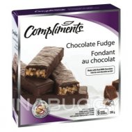 Compliments Granola Bar Coated Chocolate Fudge 172G