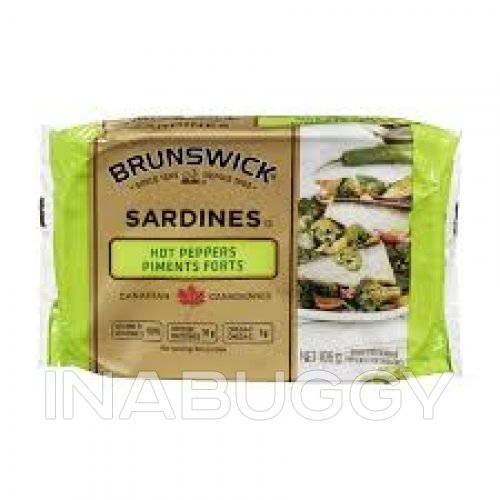 Brunswick Sardines Hot Pepper 106G Sobeys Urban FRESH, Ottawa Grocery Delivery Buggy