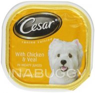 Cesar Gourmet With Chicken & Veal 100G