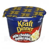 Kraft Dinner Cup White Cheddar Cheese 58G