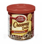 Betty Crocker Frosting Creamy Deluxe Chocolate 450G