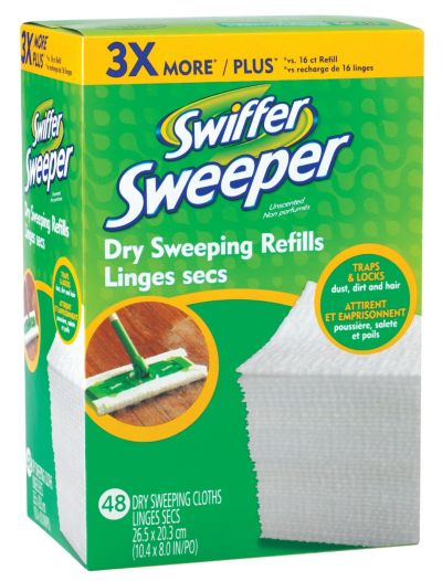 Recharge de linges secs Swiffer Sweeper