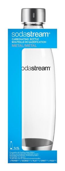 Bouteilles à gazéifier SodaStream Fuse, sans BPA, blanc, 1 L, paq. 3