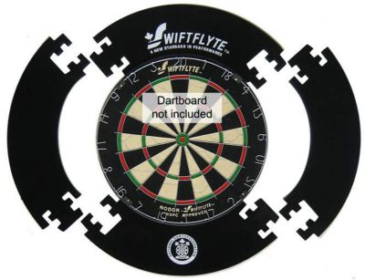 Protection murale pour jeu de fléchettes Swiftflyte, 4 pces