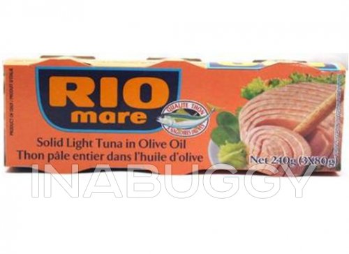 Solid Light Tuna in Olive Oil - Rio Mare Canada