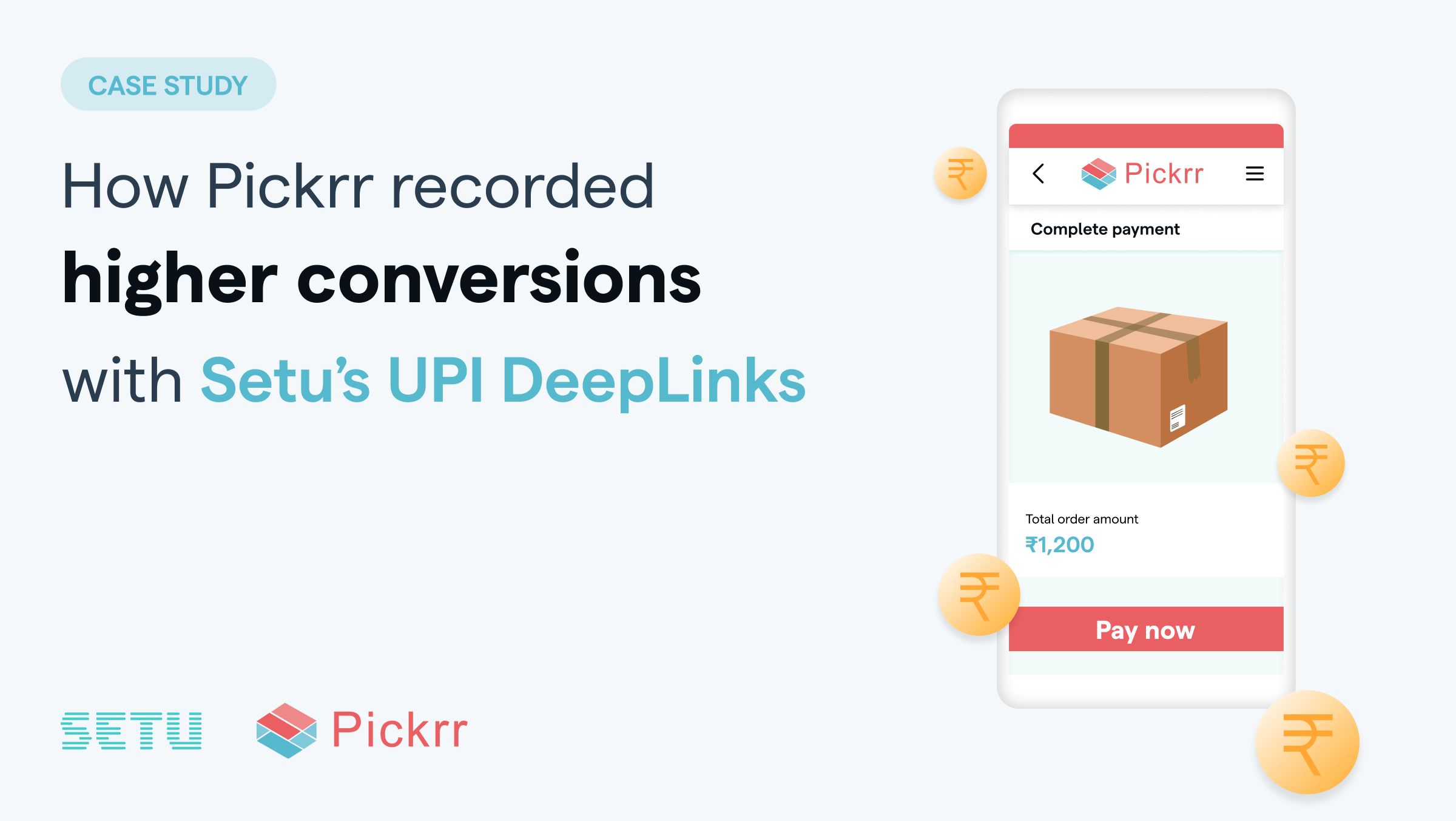 How Pickrr recorded higher conversions with Setu's UPI DeepLinks title image