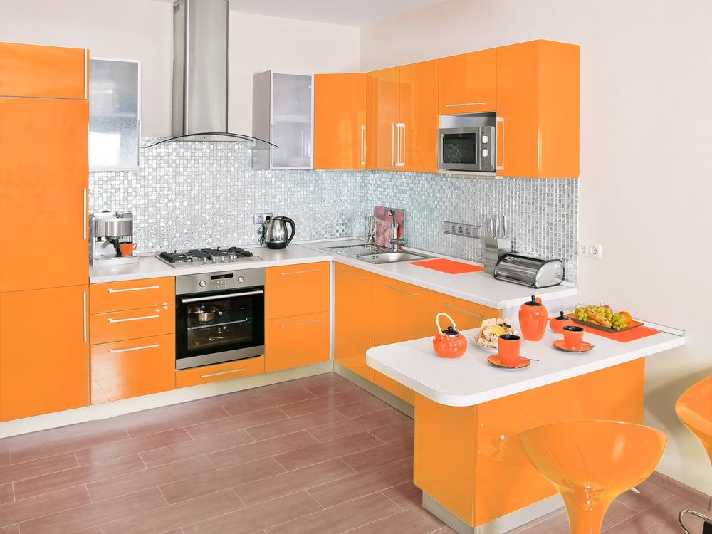 orange kitchen ideas