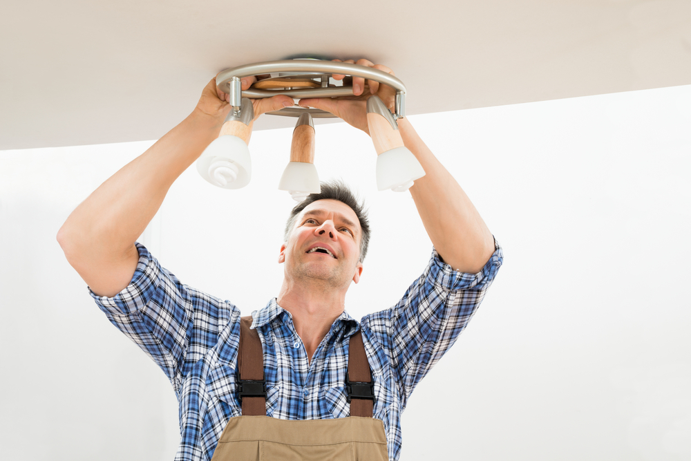 install ceiling light