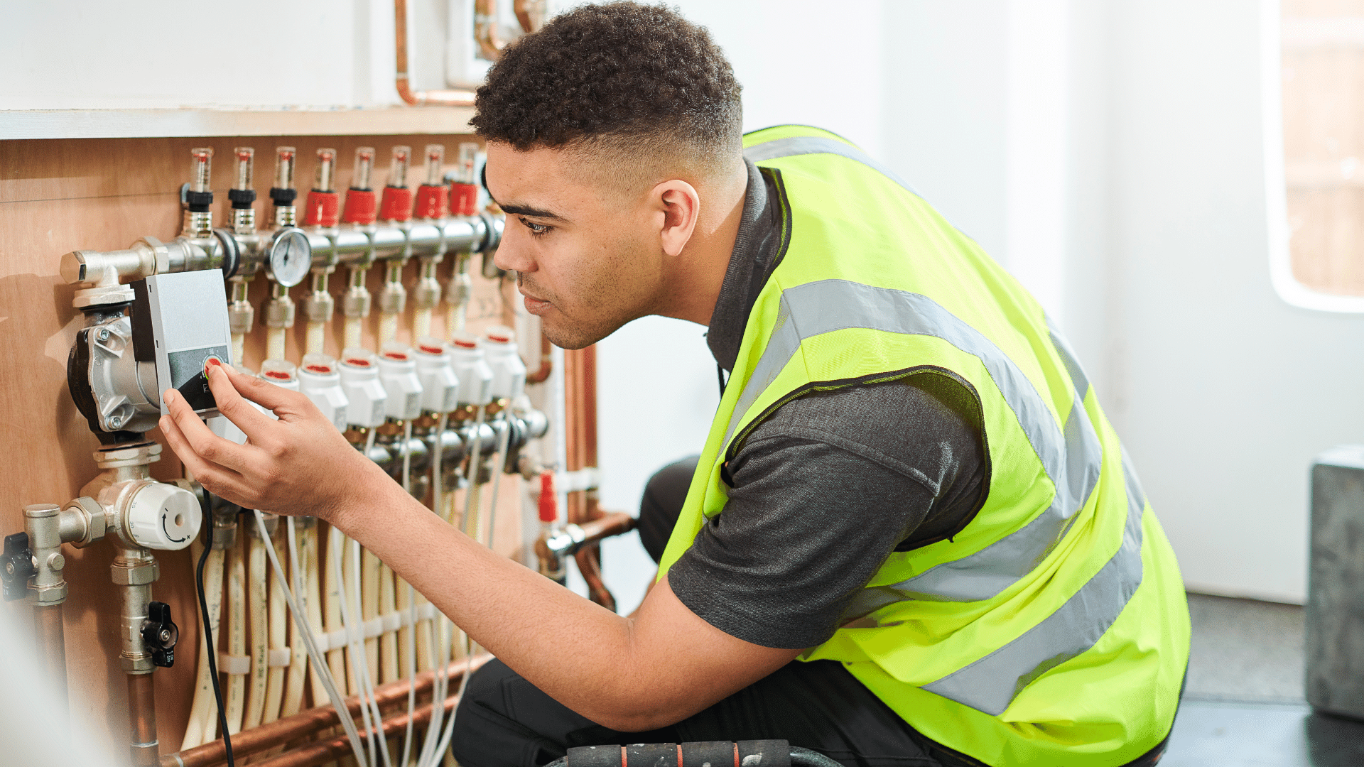 testing underfloor heating