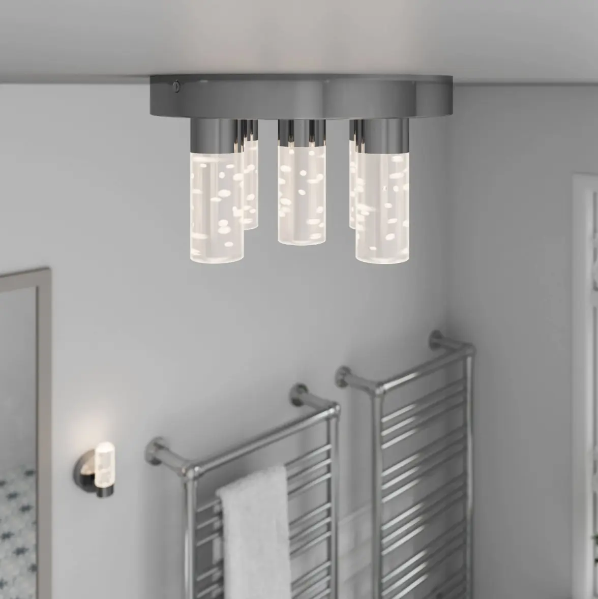 ceiling spotlights bathroom design