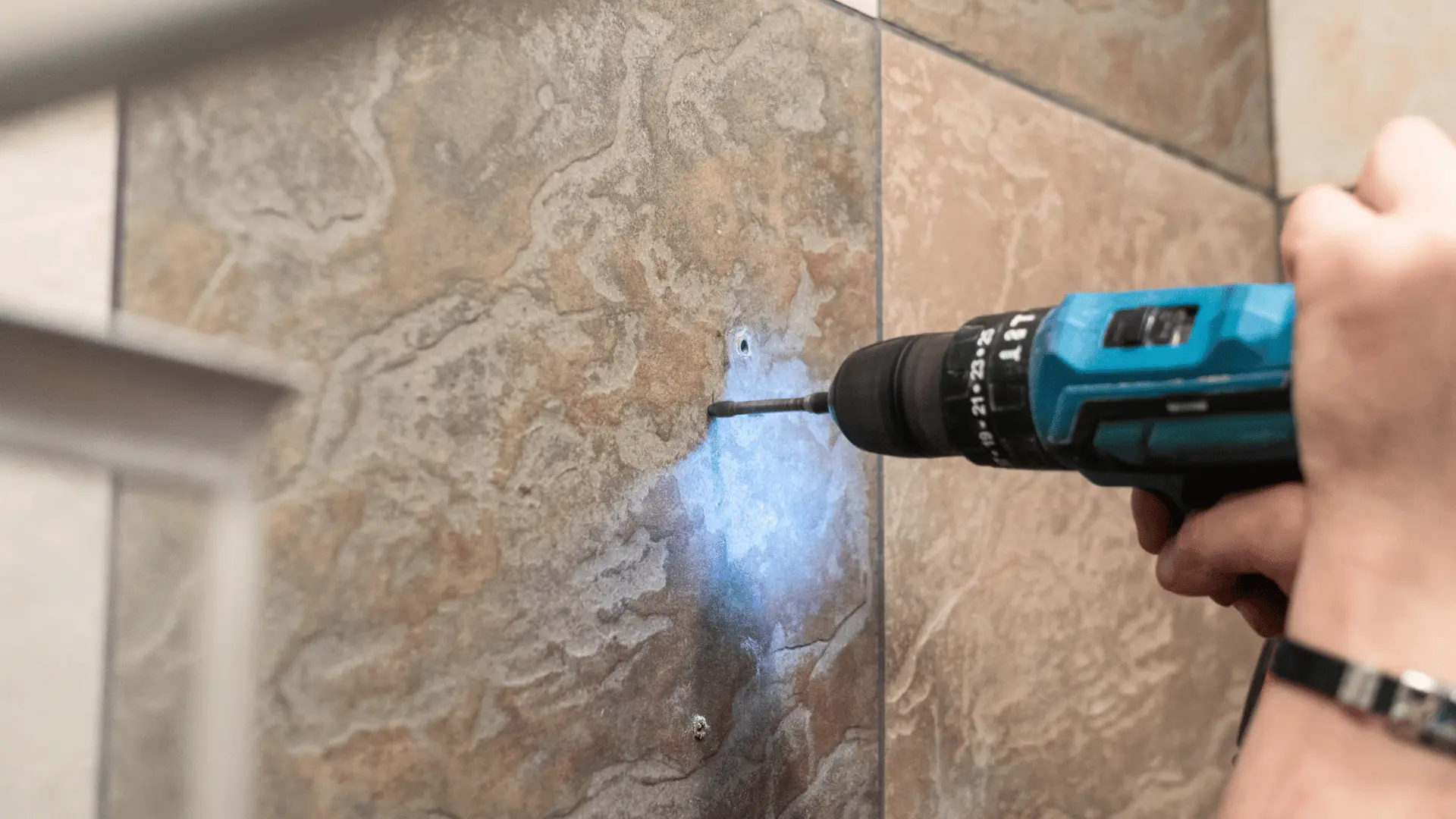 drilling into tile