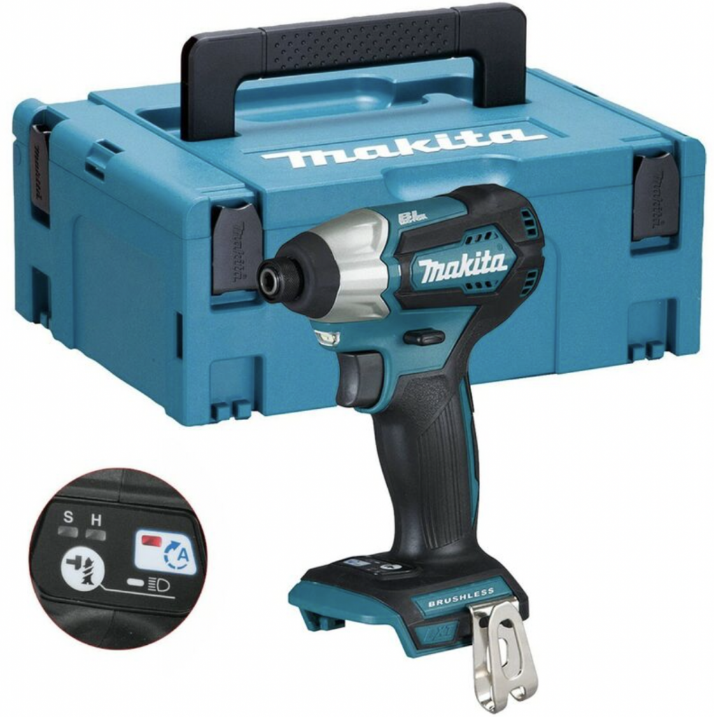 DTD155Z Blue 18v Cordless Brushless Impact Driver + Assist Mode + Makpac - Makita
