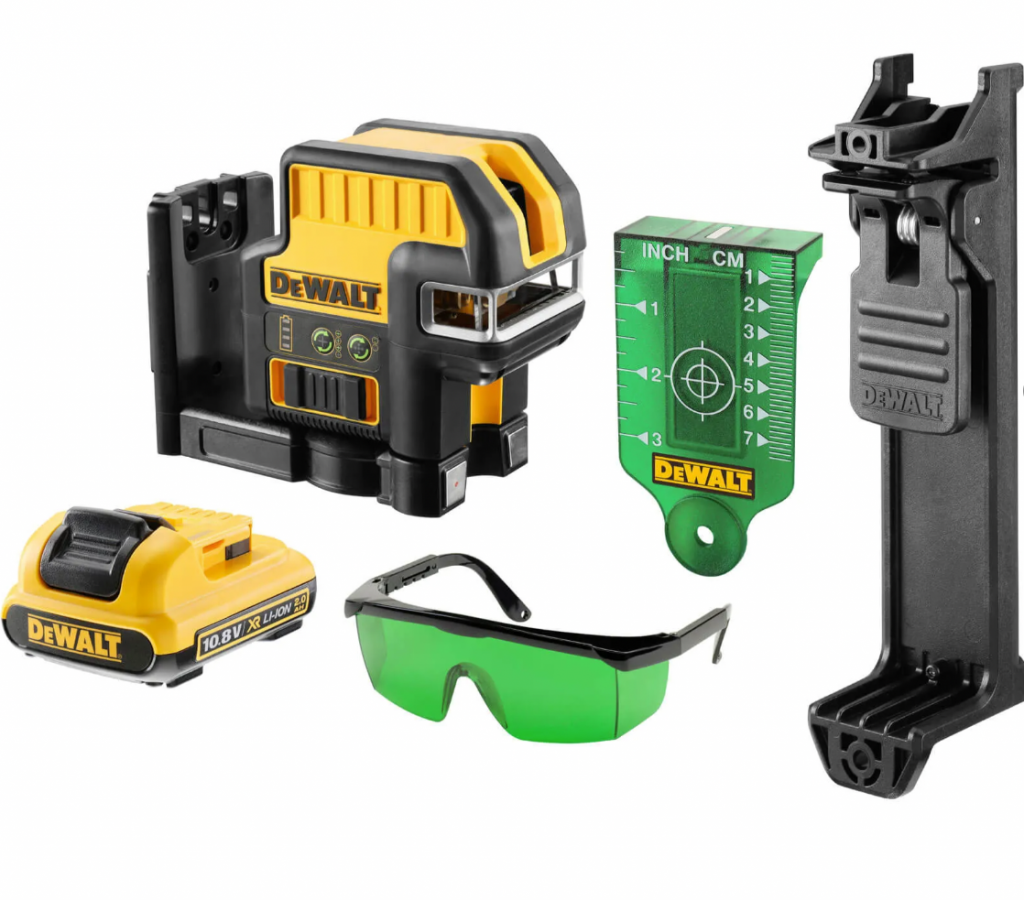 Comparing the DeWalt 12-V Cross-Line Red and Green Lasers