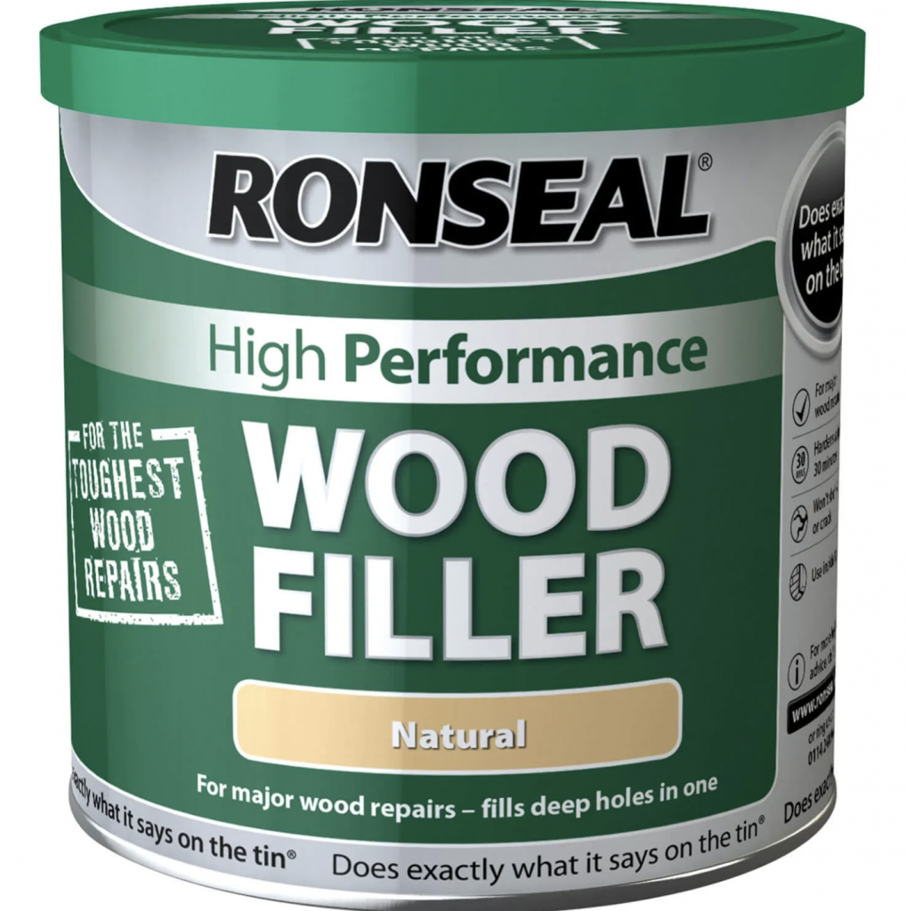 how to use ronseal wood filler