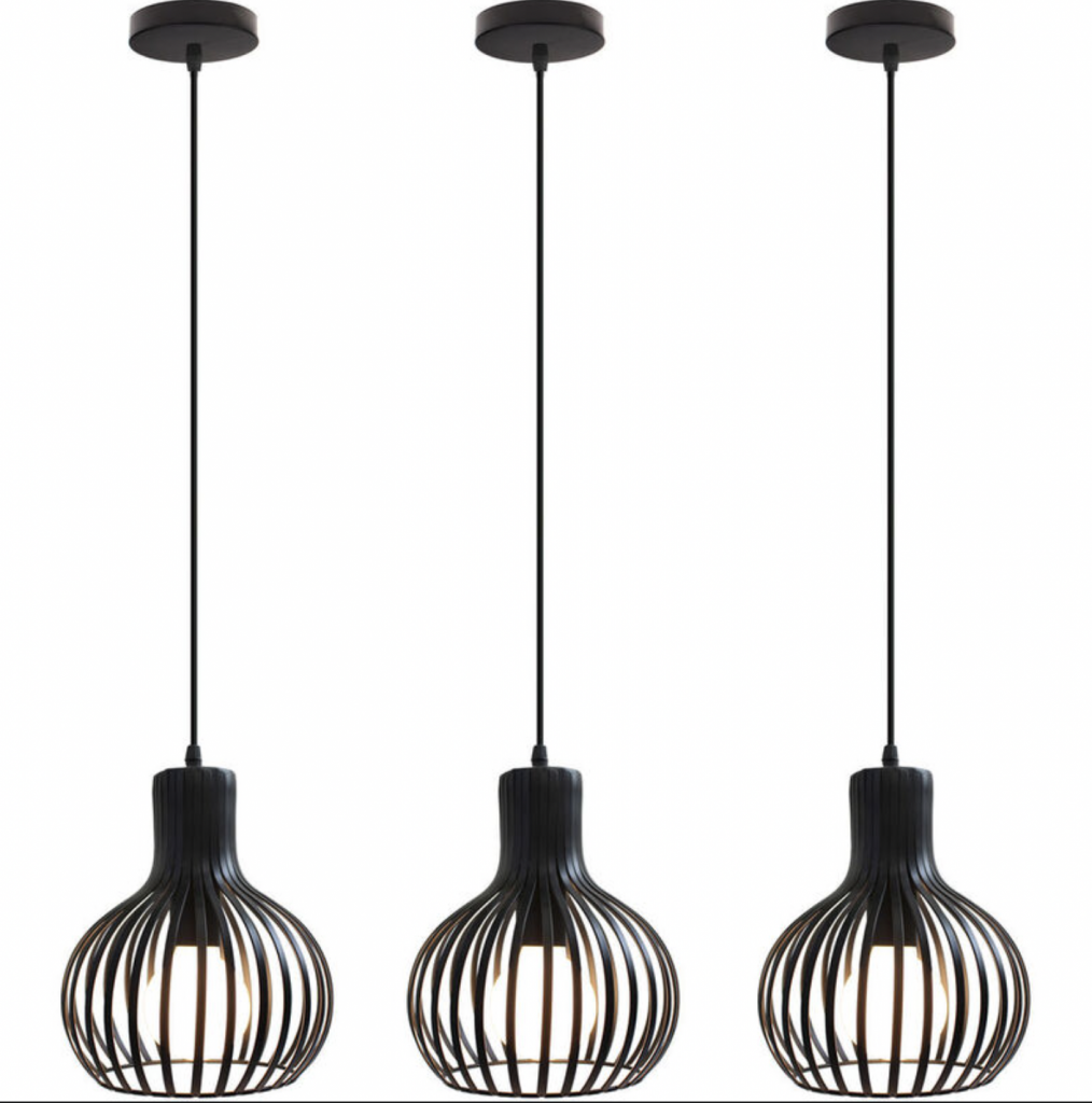 vintage pendant light for living room black