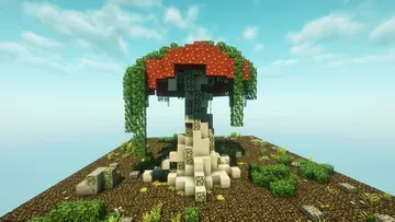 thumbnail for overgrown red mushroom