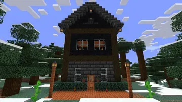 thumbnail for Black & Deepslate Brick House