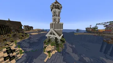 thumbnail for tower on island for medieval village