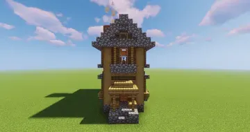 thumbnail for C&C Tall oak house, gable roof (3 bed)