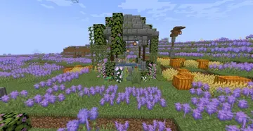 thumbnail for well with pumpkin patch