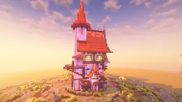 thumbnail for tall wizard cottage 