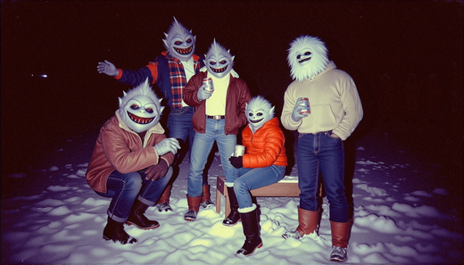 Warm in the snow
