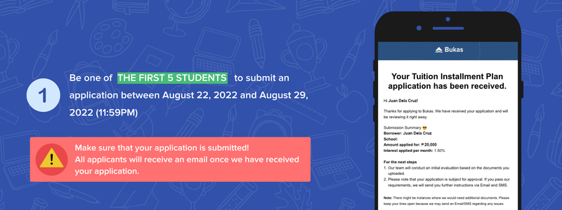 Submit between August 22 - 29, 2022!