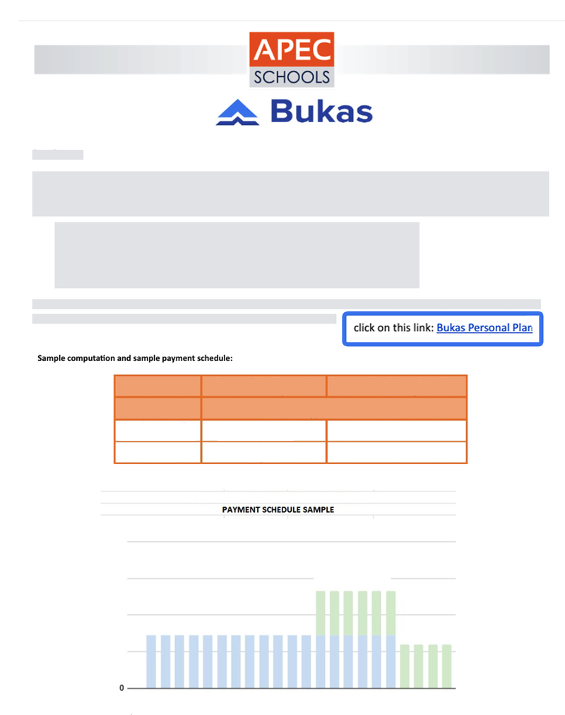 Sample Email for APEC Bukas Pay