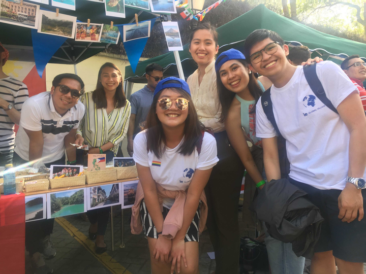 IE Culture Week with the Filipino Club serving Filipino food