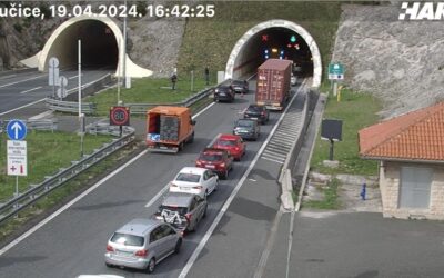 Lančani sudar u tunelu Lučice na autocesti Rijeka – Zagreb, nastala kolona vozila od dva kilometra