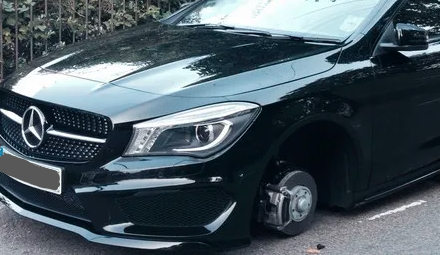 Lopov ukrao kotače s “mercedesa” riječkih tablica na Kozali