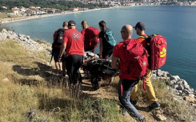 Planinarka se ozlijedila u Baški, spasili je članovi riječkog HGSS-a