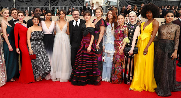 #RedCarpet: Arrivals at the 2018 SAG Awards