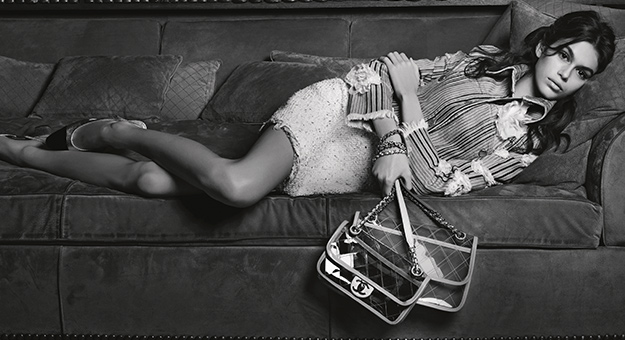 Kaia Gerber is the face of Chanel’s latest handbag campaign