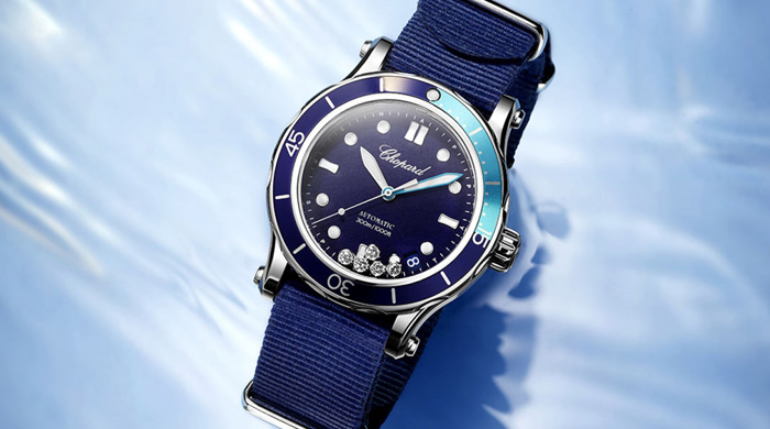 Go diving in style with the Chopard Happy Ocean