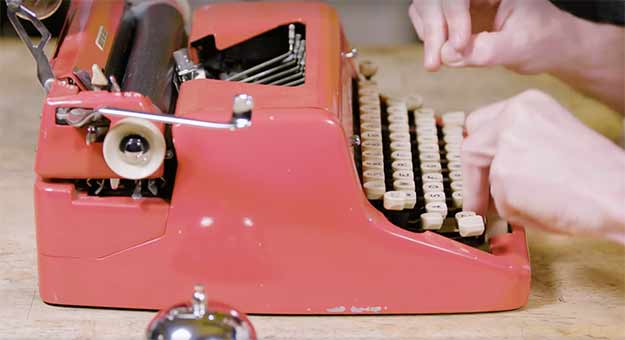 Have you seen a typewriter orchestra?