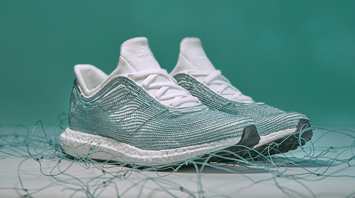 Adidas celebrates World Oceans Day with a limited edition shoe made from plastic