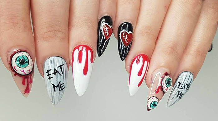 13 Spooky nail art inspos on this Freaky Friday
