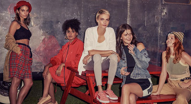 Puma releases the all-new Suede Bow featuring Cara Delevingne