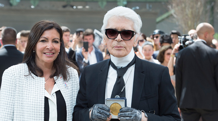 Karl Lagerfeld receives the highest distinction Paris can offer