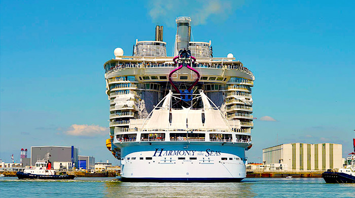 The world’s largest cruise ship has officially set sail