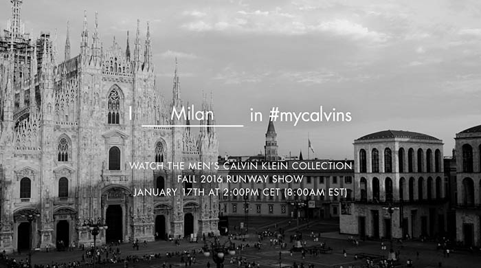 Milan Men’s Fashion Week: Watch the Calvin Klein AW16 live stream here