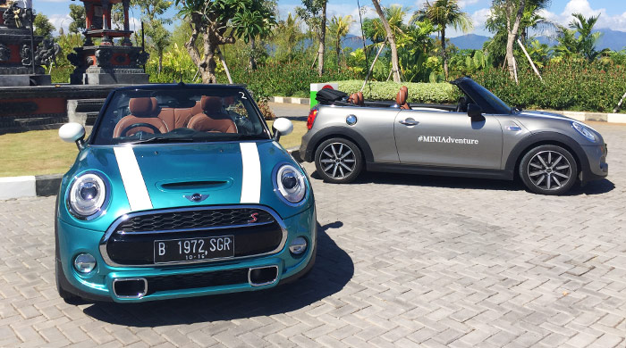 Taking the new Mini Cabrio and Mini Clubman to the roads of Bali