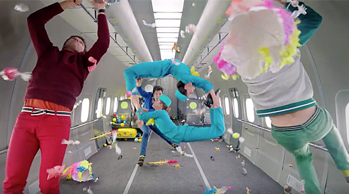 How cool is OK Go’s zero gravity music video?