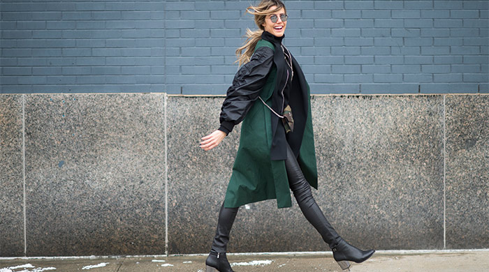 New York Fashion Week AW16 Street Style Day 3: Rocking thigh-high booties