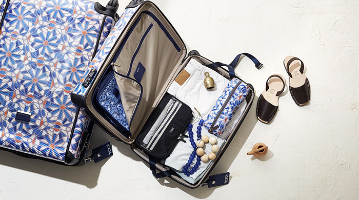 Tumi introduces a Mediterranean flair to travel essentials